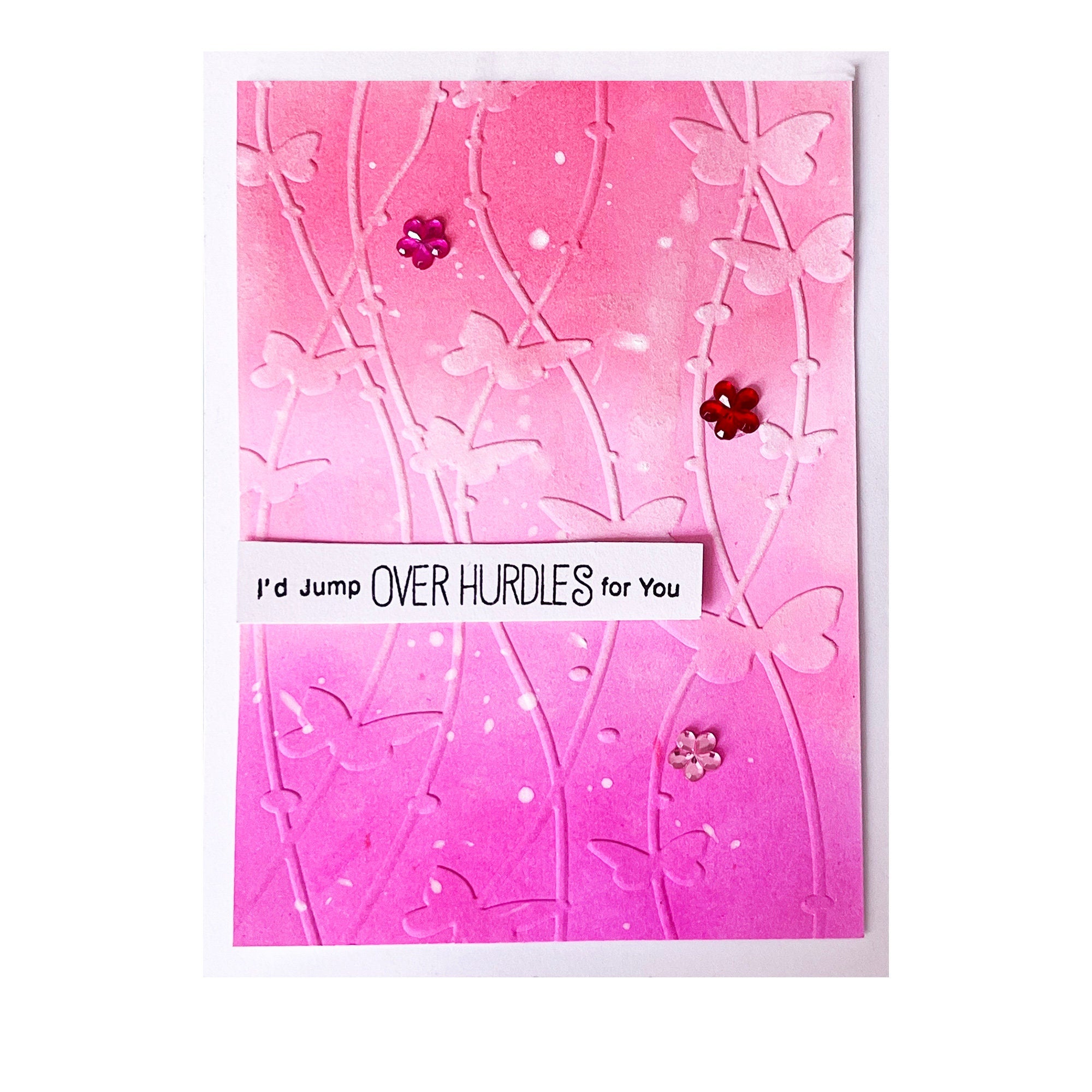 Star & Butterfly Embossing Folder, Card Making (105x148mm)