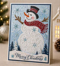 Christmas Embossing Folder, Card Making Stencil (105x148mm)