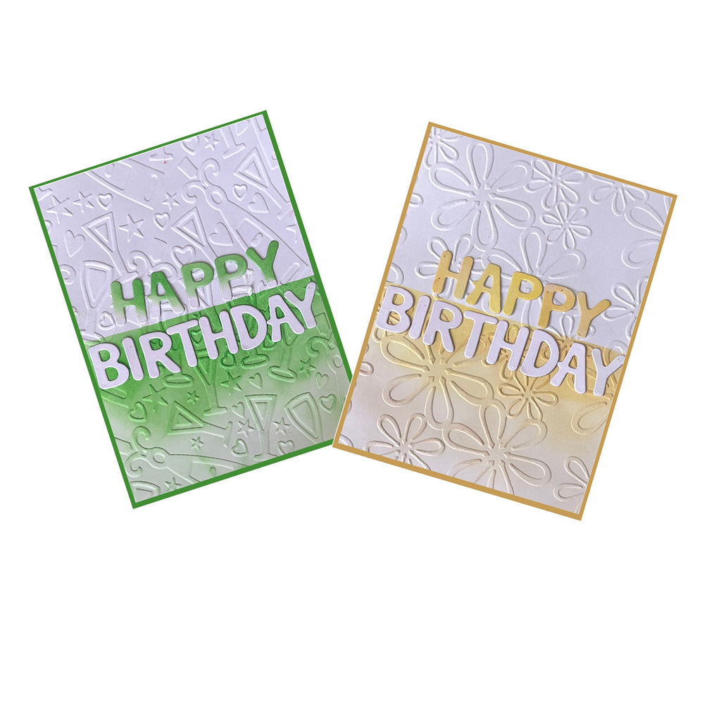 Flower & Bottle Embossing Folder, Card Making, 105x148mm