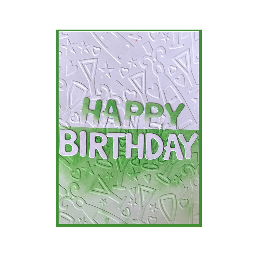 Flower & Bottle Embossing Folder, Card Making, 105x148mm