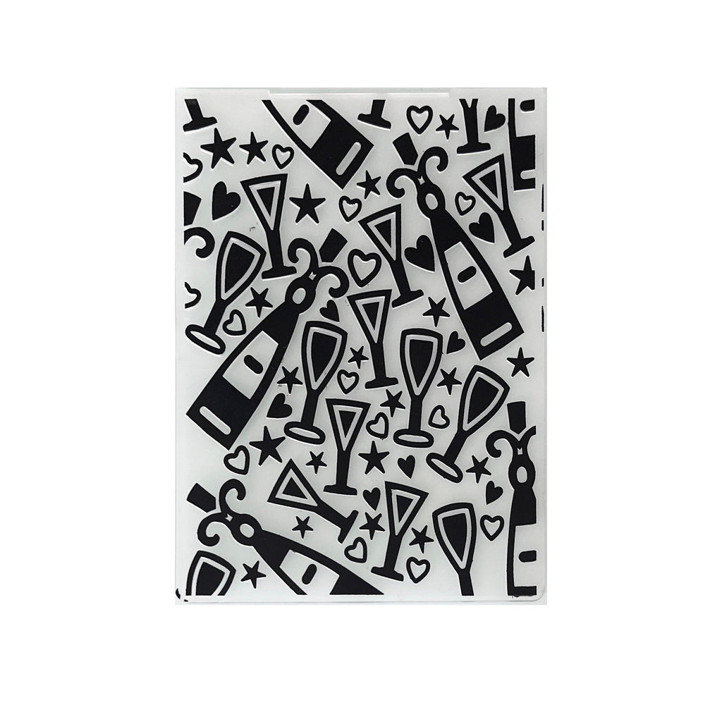 Flower & Bottle Embossing Folder, Card Making, 105x148mm