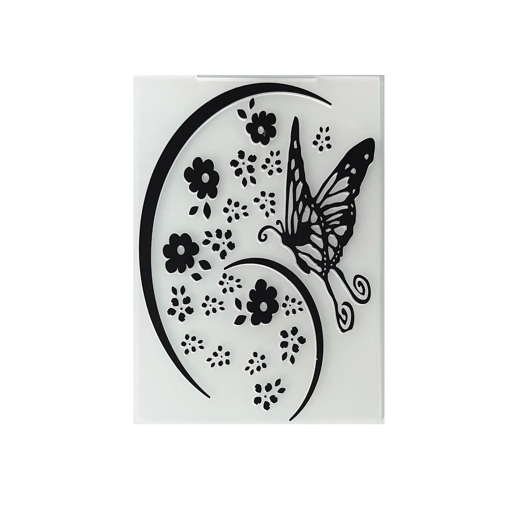 Butterfly Oval Embossing Folder for Card Making 105x148mm