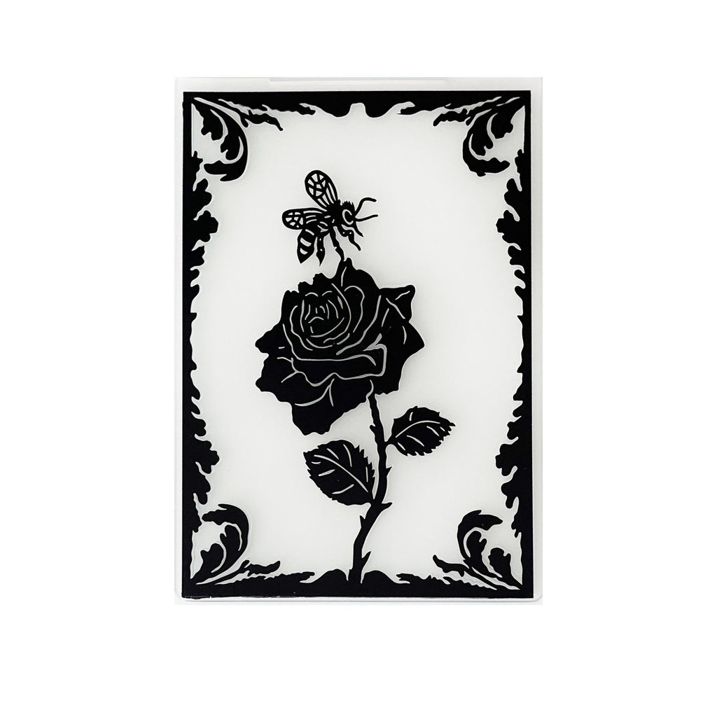 Rose Flower Frame Embossing Folder, Card Making (105x148mm)