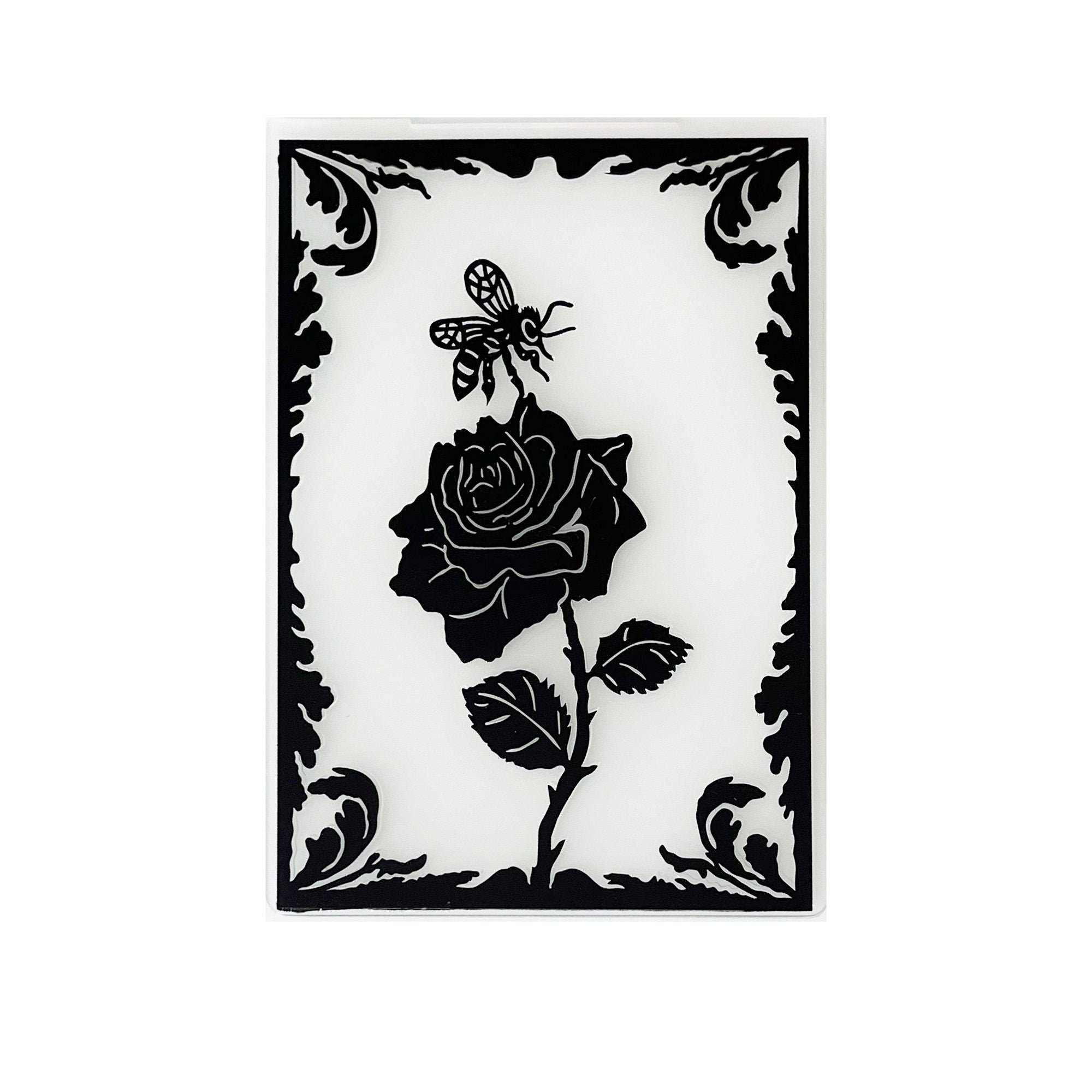 Rose Flower Frame Embossing Folder, Card Making (105x148mm)