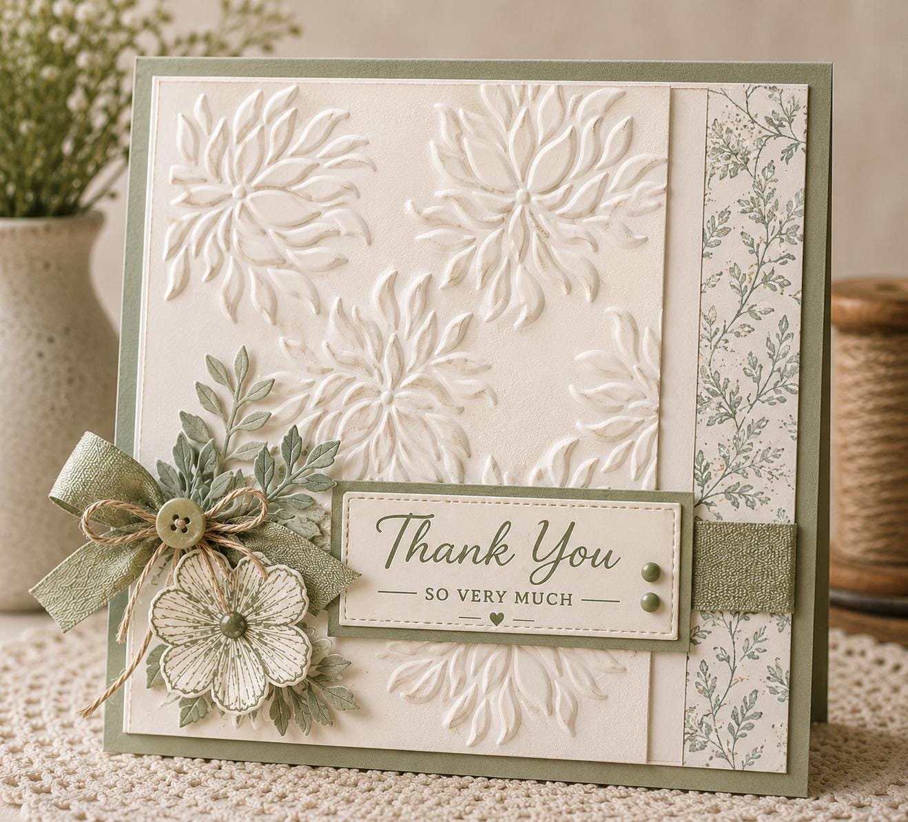Flower Petal Embossing Folder, Card Making Texture Tool for Paper Crafts (105x148mm)