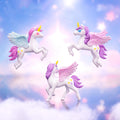 Mini Flying Unicorn Figurines, Fairy Garden Decor and DIY Landscape Props