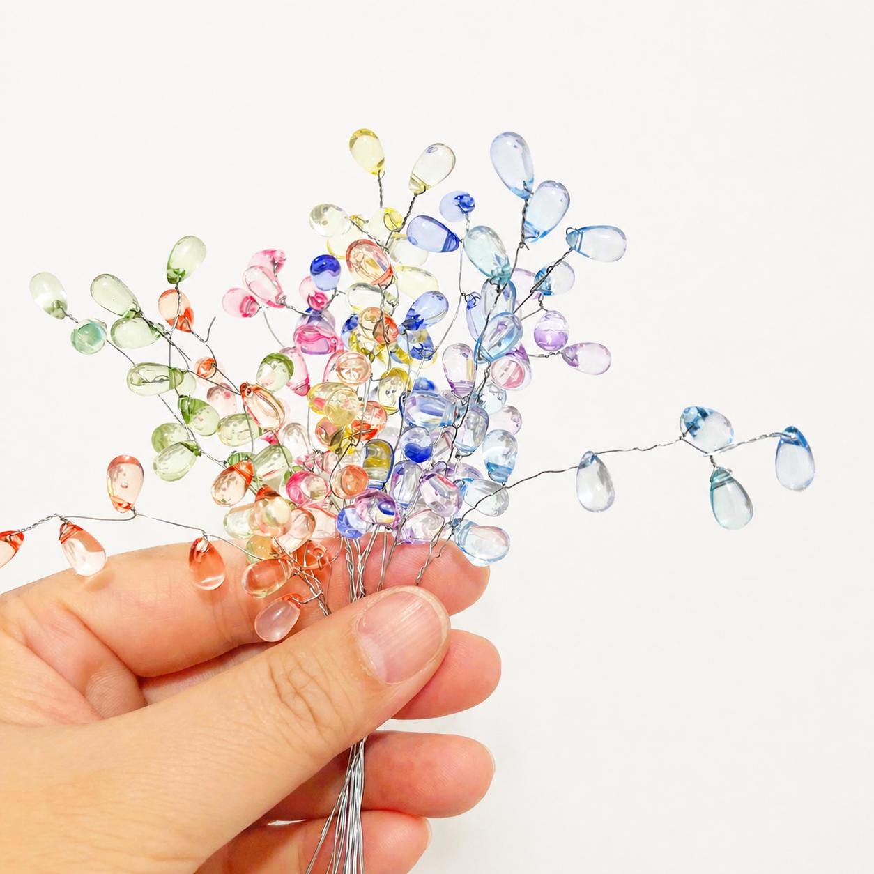 Crystal Bead Branch, Acrylic Flower Twigs for Wedding Centerpiece Decor