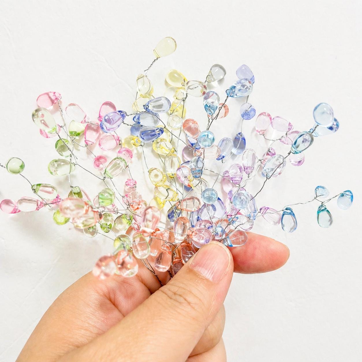 Crystal Bead Branch, Acrylic Flower Twigs for Wedding Centerpiece Decor
