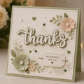 Word Metal Cutting Dies with Shadow | Scrapbooking Cardmaking