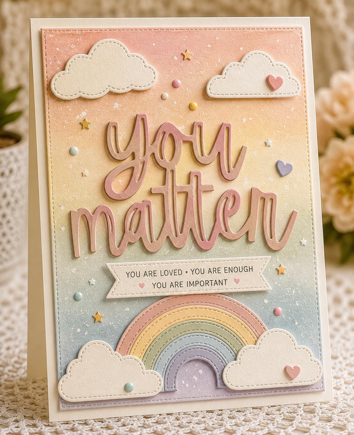 You Matter, Here For You Cutting Dies | Scrapbooking, Card Making