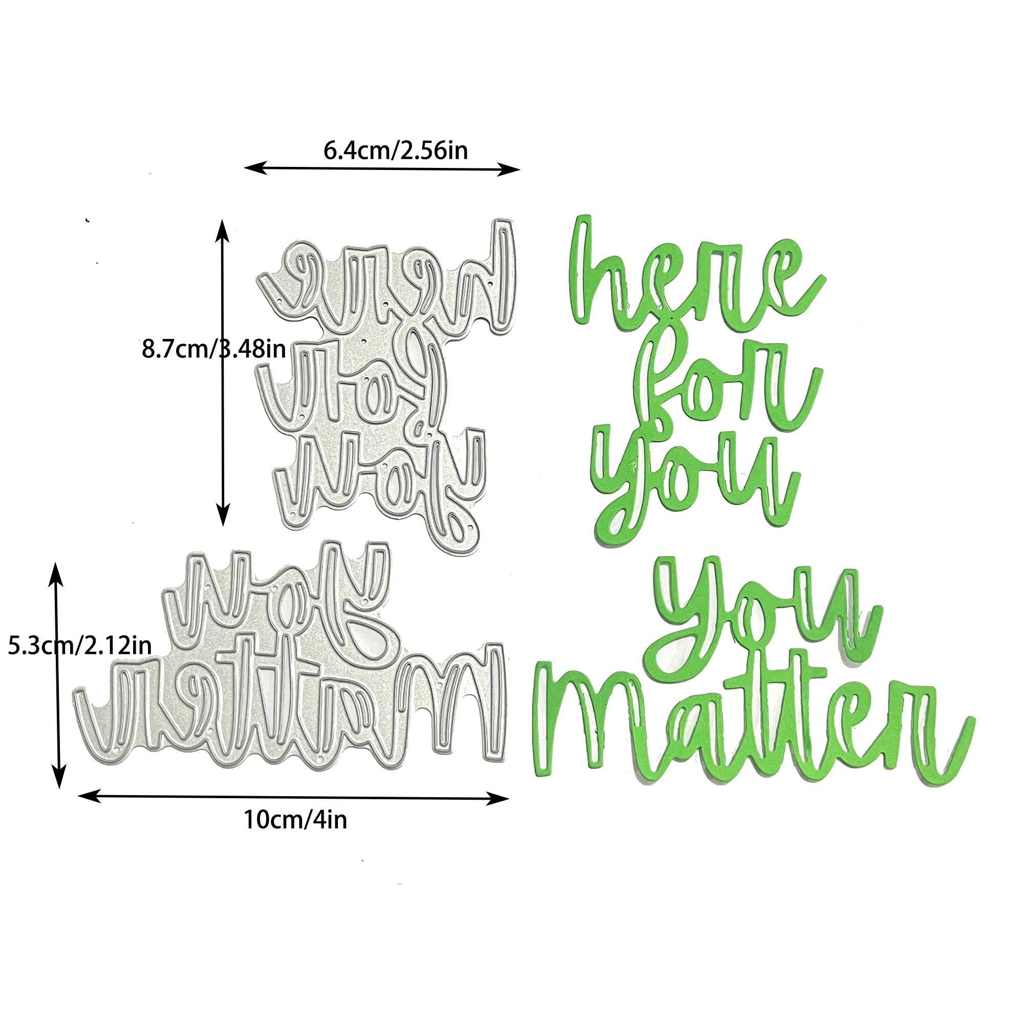 You Matter, Here For You Cutting Dies | Scrapbooking, Card Making