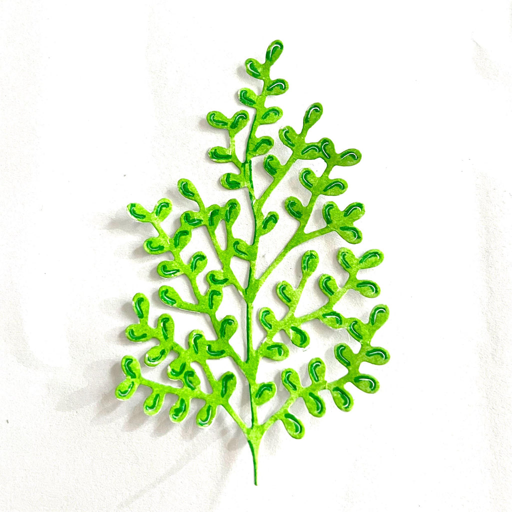 Leaf Metal Cutting Dies Set for Paper Crafts, 2 Tree Leaves for Card Making & Scrapbooking