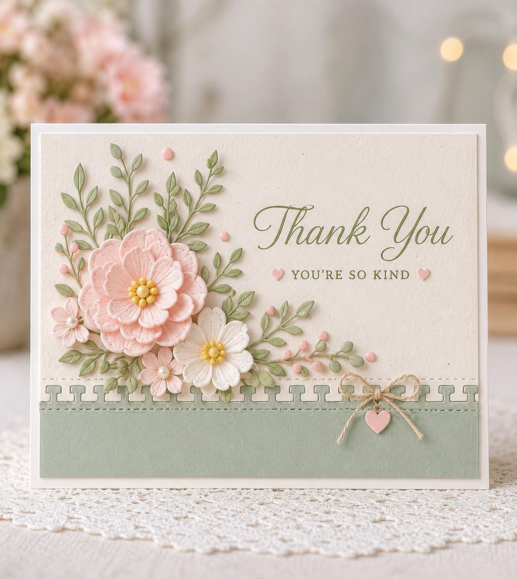 Decorative Edge Border Metal Cutting Dies | 2 Border Die Cuts for Card Making Scrapbooking