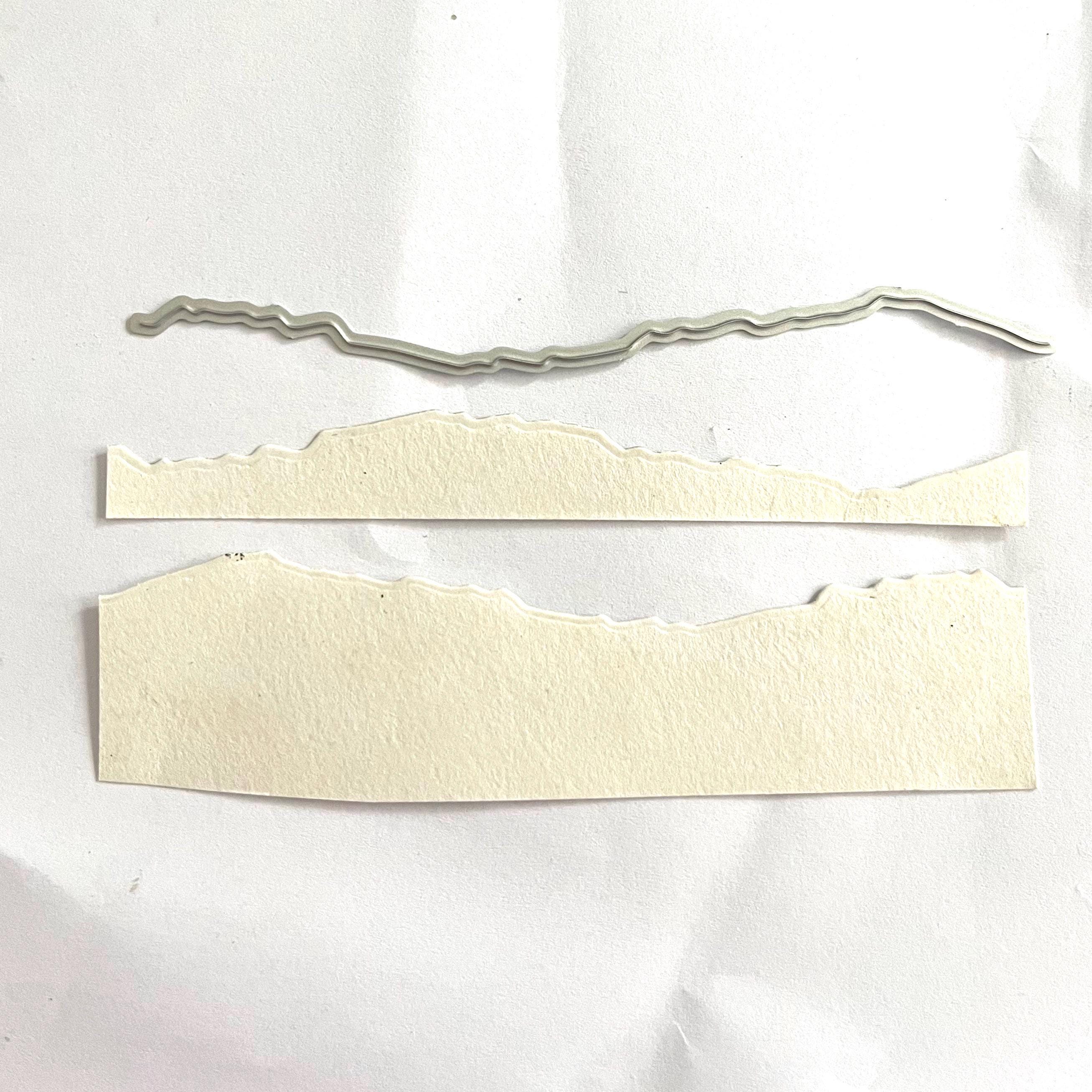 Decorative Edge Border Metal Cutting Dies | 2 Border Die Cuts for Card Making Scrapbooking