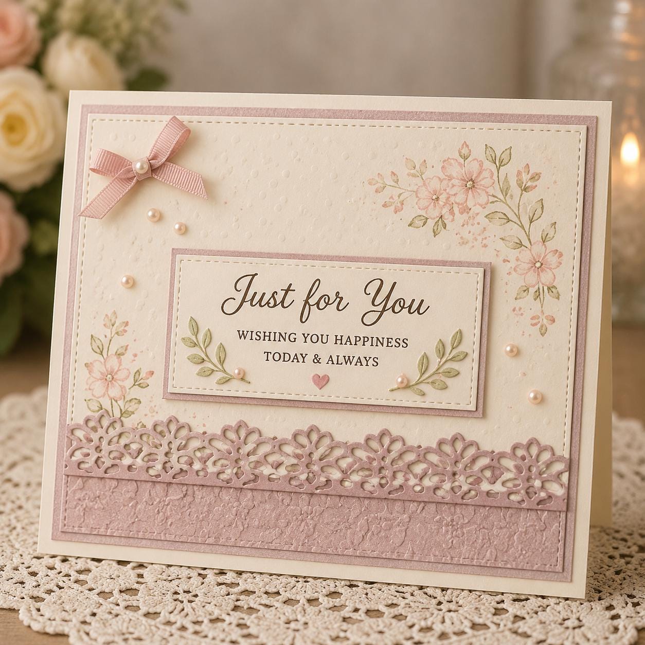 Lace Border Metal Die Cut Stencil for Scrapbooking Card Making & Paper Crafts