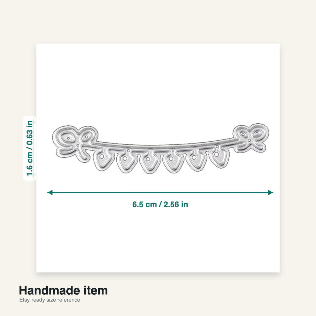 Mini Border Die Cut Metal Lace Edge for Card Making and Scrapbooking
