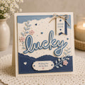 Lucky With Shadow Metal Die Cut for Scrapbooking and Card Making