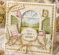 Relax Chair Stamp and Die Set, Cozy Card Making, Father's Day, Birthday Craft Supply