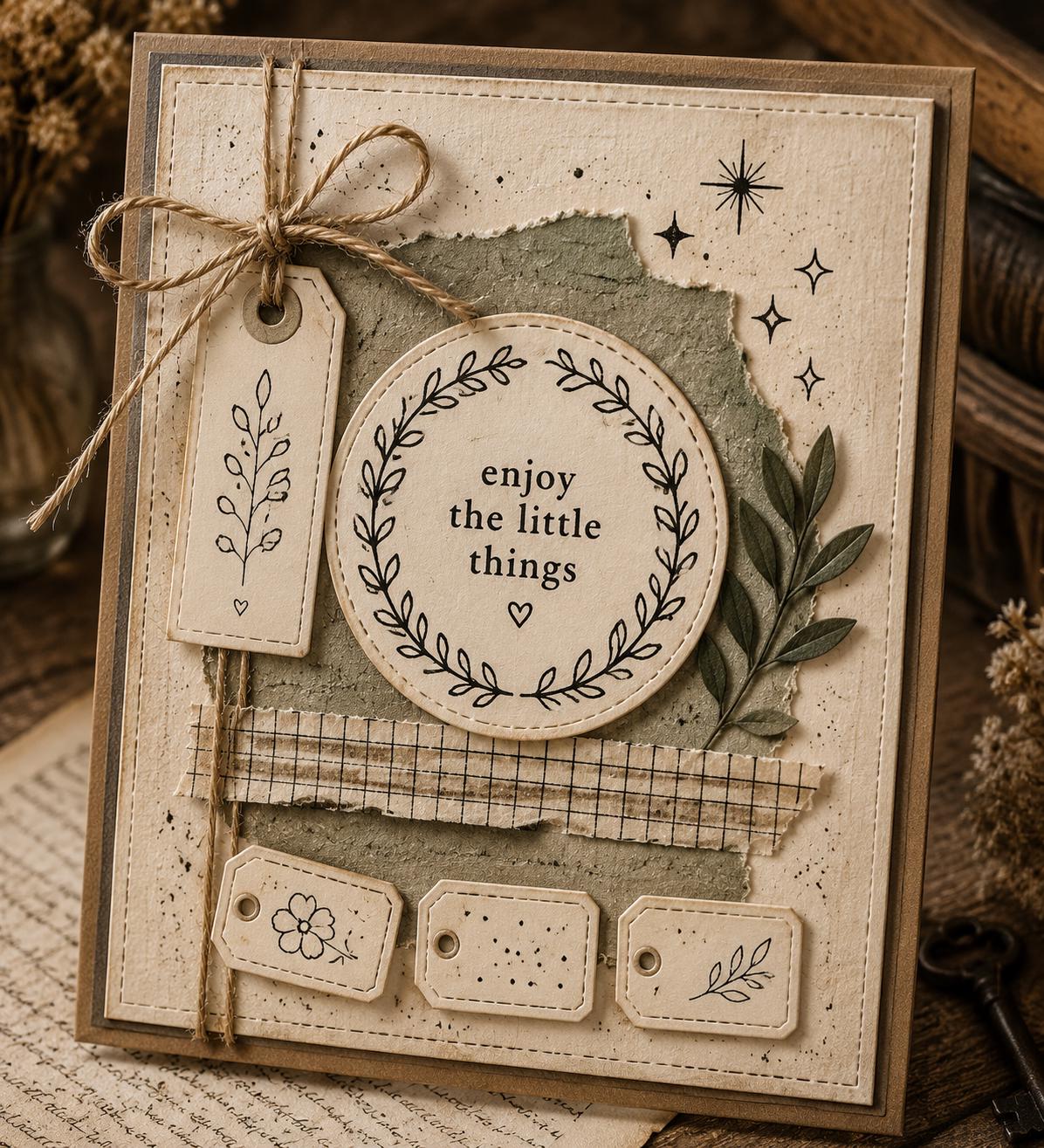 Clear Stamp and Butterfly Cutting Dies, Memory Keeping Scrapbook Craft Supply