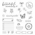 Clear Stamp and Butterfly Cutting Dies, Memory Keeping Scrapbook Craft Supply