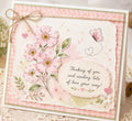 Cherry Blossom Stamp & Dies Set | Floral Sentiment Card Making Supplies