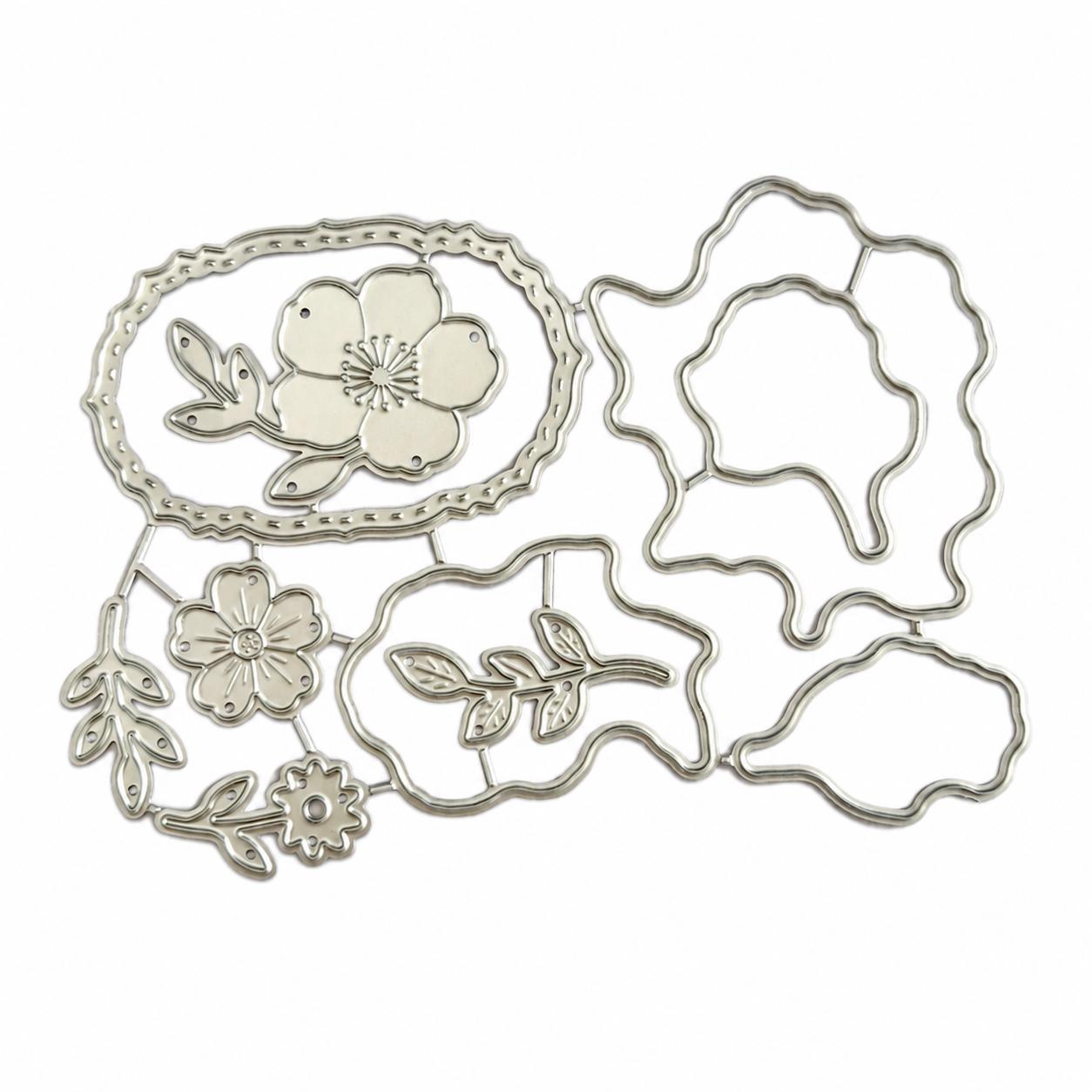 Cherry Blossom Stamp & Dies Set | Floral Sentiment Card Making Supplies