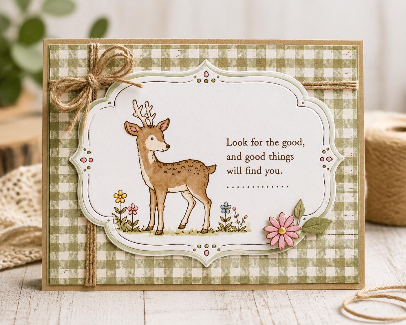 Decorative Frame Clear Stamp Set & Nesting Dies | Sentiment Stamps Friendship | Encouragement Card Making Supplies