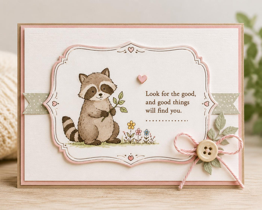 Decorative Frame Clear Stamp Set & Nesting Dies | Sentiment Stamps Friendship | Encouragement Card Making Supplies