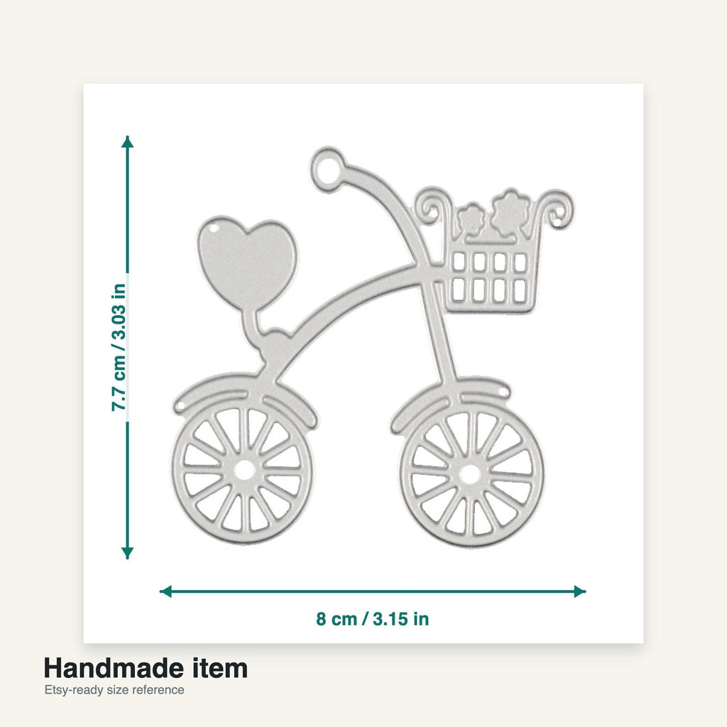 Bike Metal Cutting Dies, DIY Scrapbooking Stencils