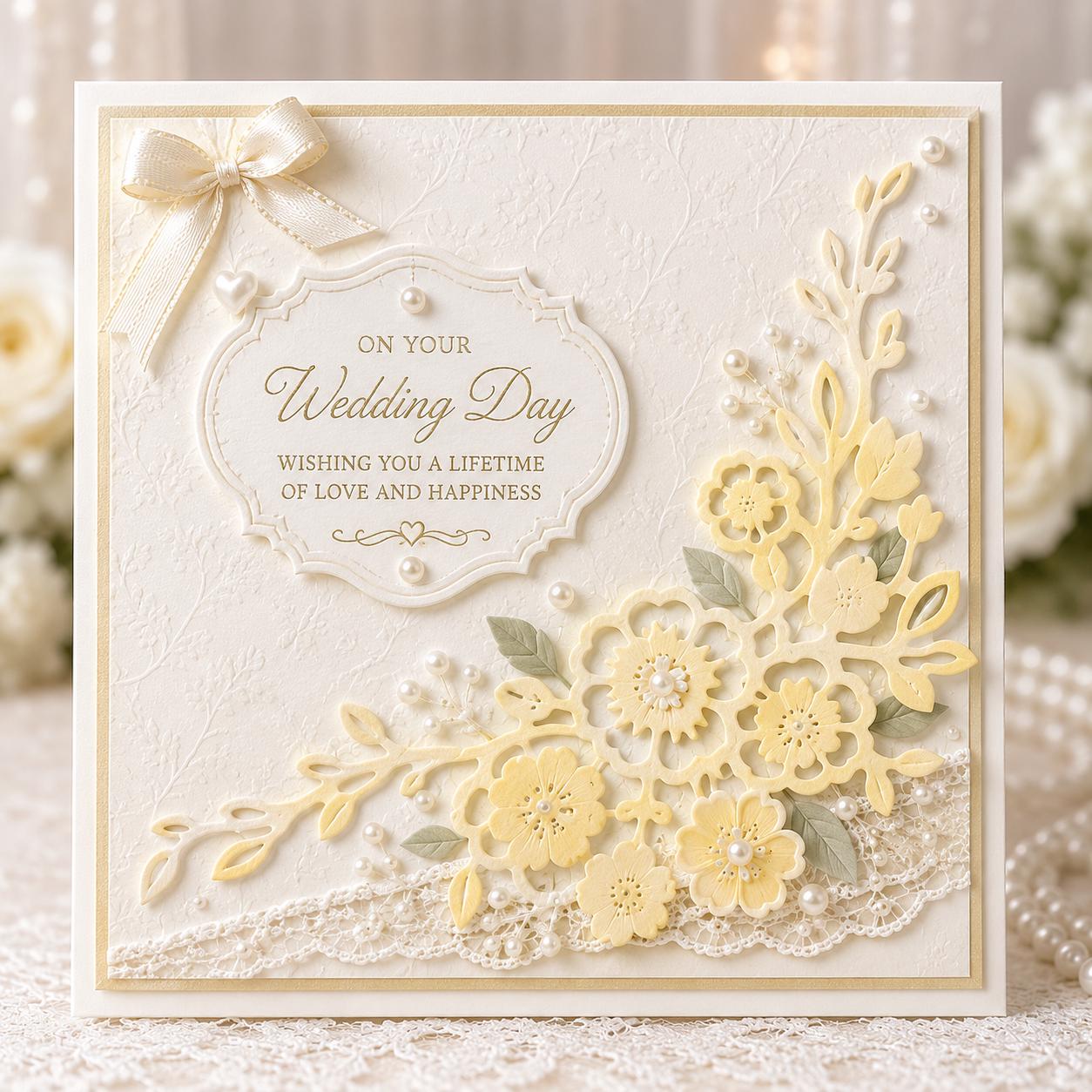Corner Floral Spray Metal Die Cut for Card making and Scrapbooking