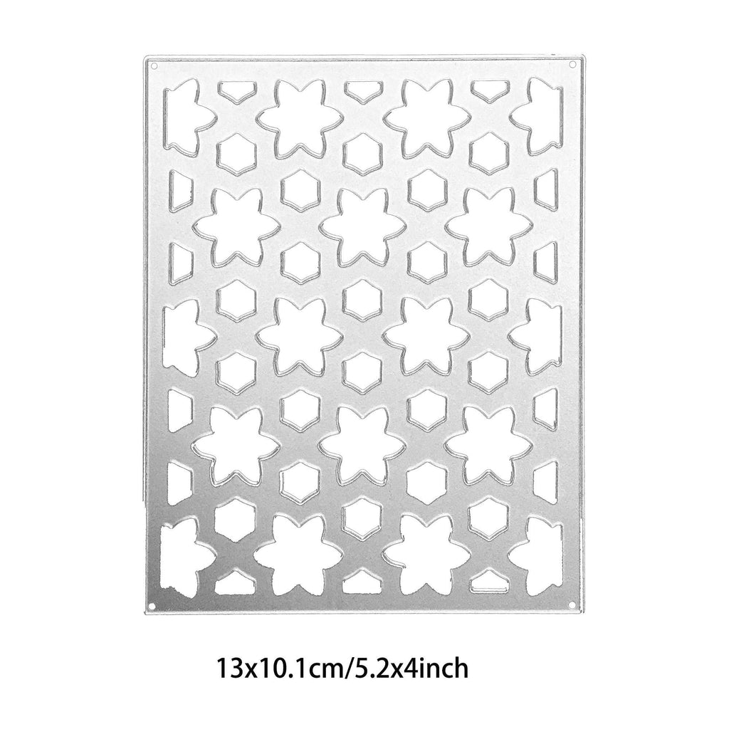 Intricate Floral Metal Stencil Template for Crafting and DIY Projects