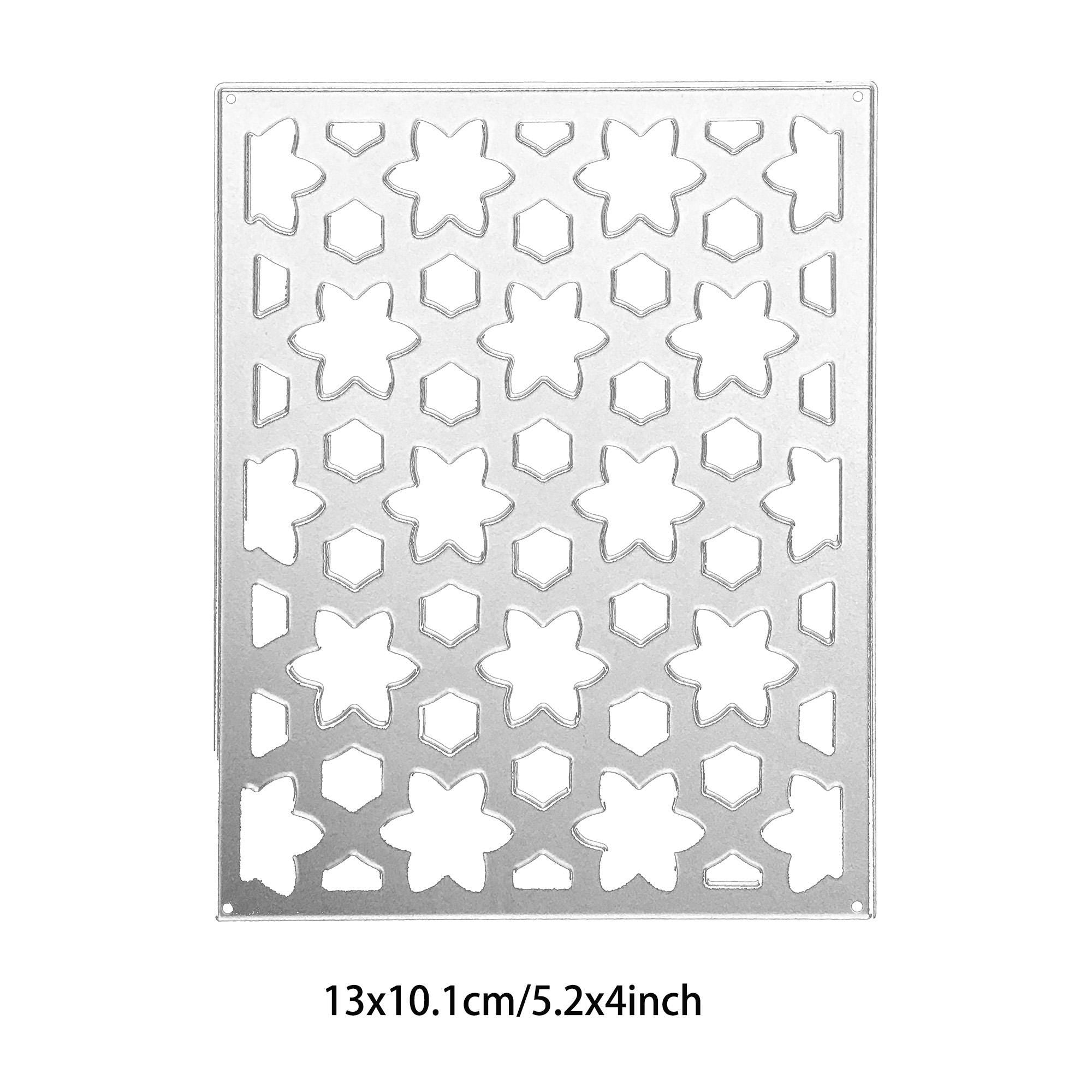 Intricate Floral Metal Stencil Template for Crafting and DIY Projects