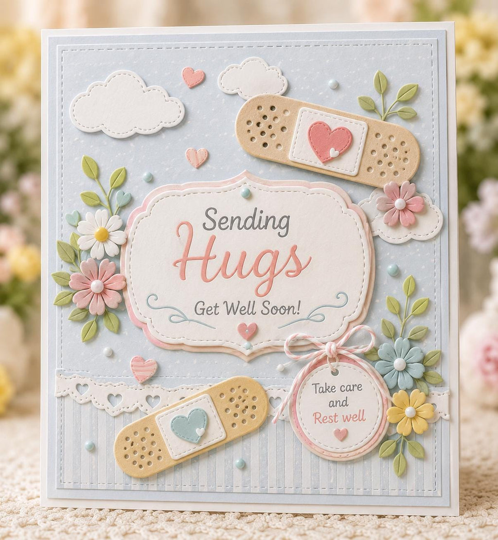 Bandage-Themed Metal Die Set for Scrapbooking, Cardmaking, and DIY Crafts