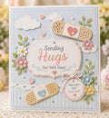Bandage-Themed Metal Die Set for Scrapbooking, Cardmaking, and DIY Crafts
