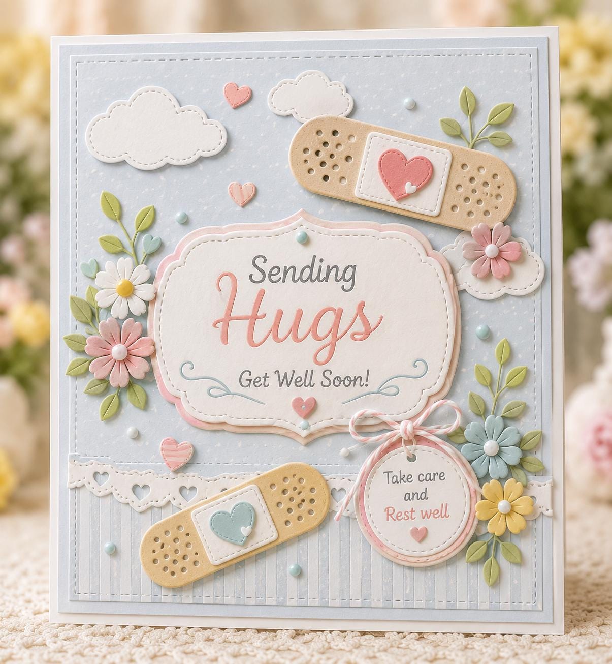 Bandage-Themed Metal Die Set for Scrapbooking, Cardmaking, and DIY Crafts
