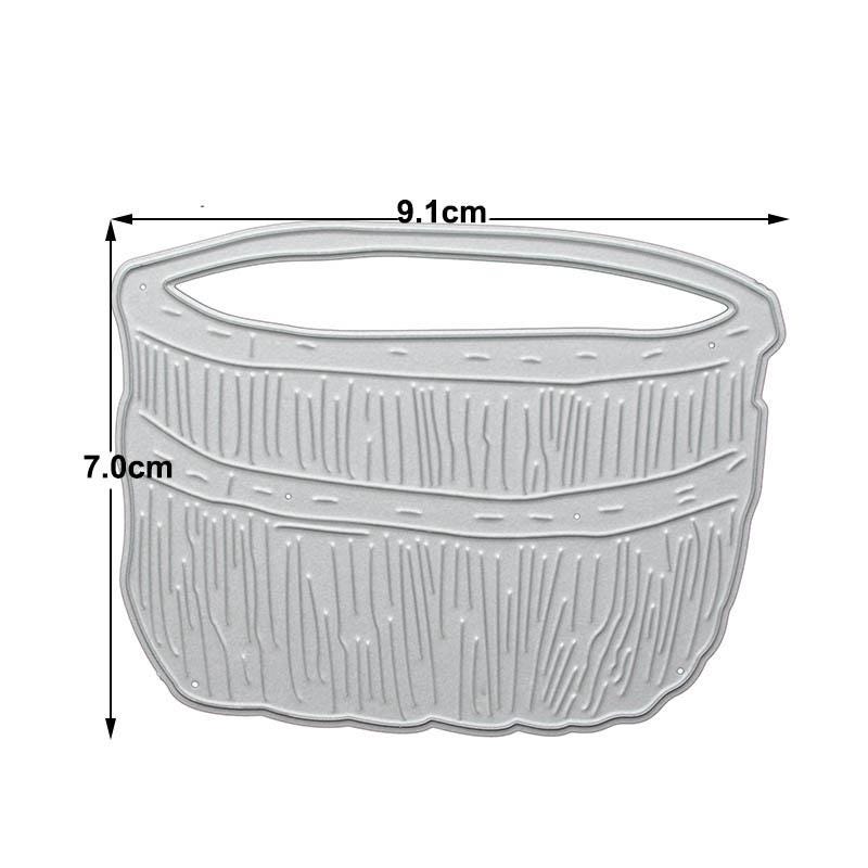 Wooden Planter Box Metal Die Cut for Crafting & Scrapbooking
