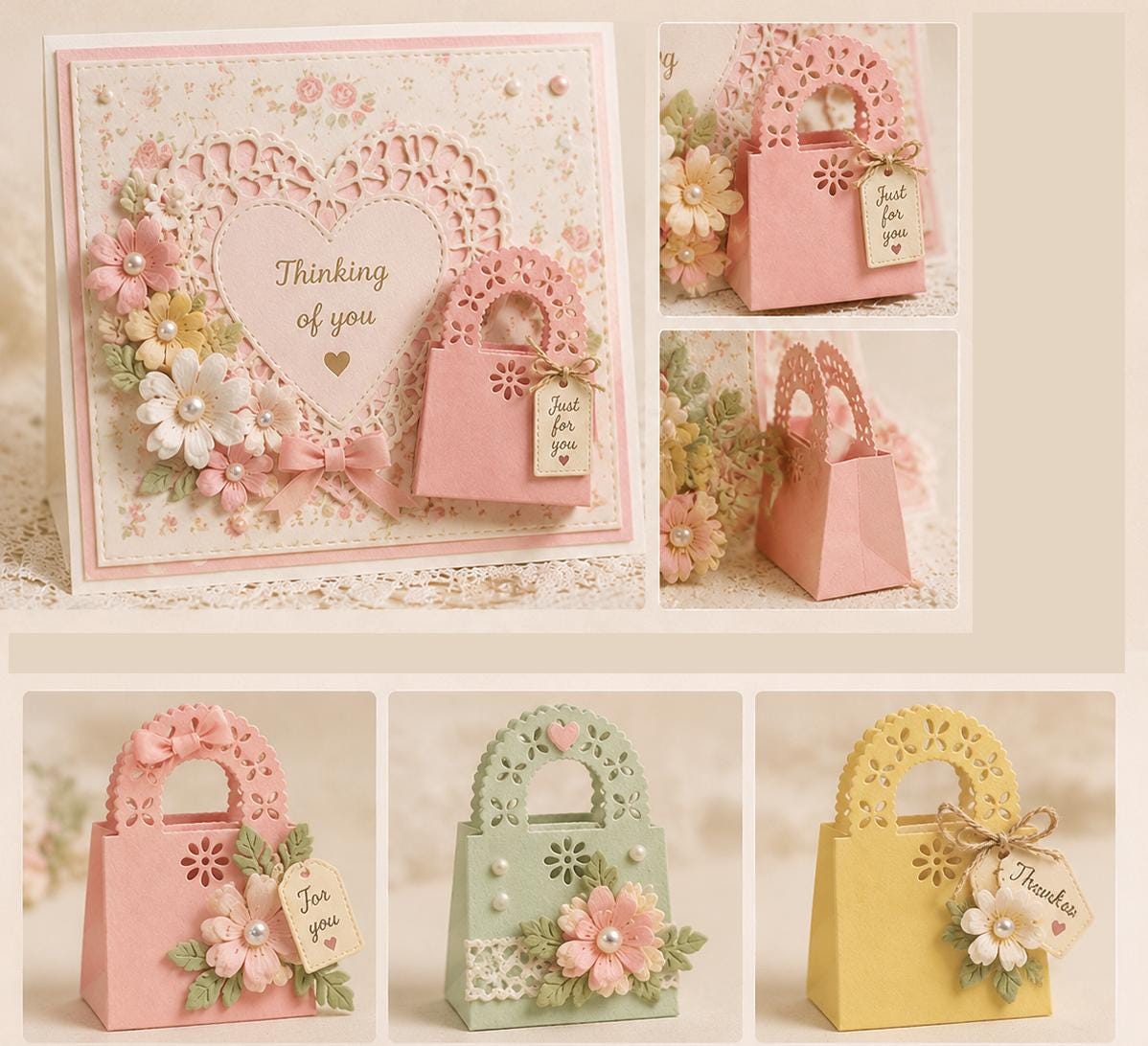Mini Handbag Metal Die Cut for DIY Crafts, Gift Boxes, and Scrapbooking
