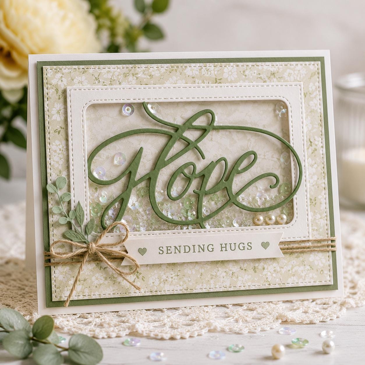 Hope Word Metal Die Cut for Card Making, Scrapbooking, and DIY Crafts