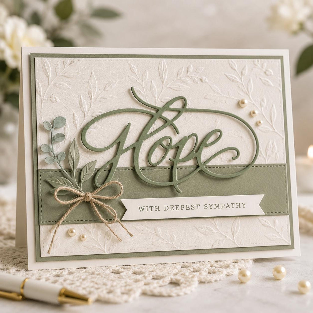 Hope Word Metal Die Cut for Card Making, Scrapbooking, and DIY Crafts
