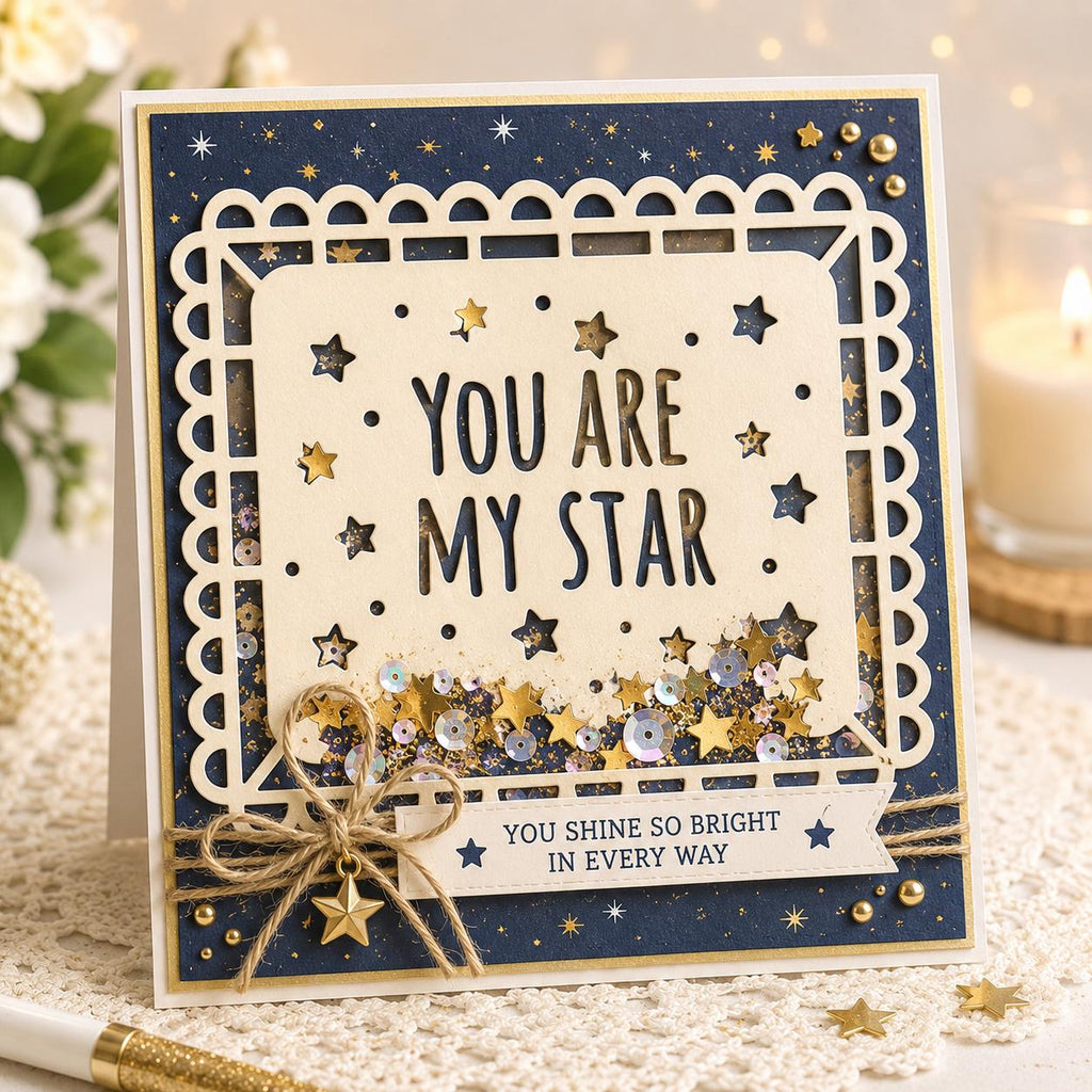 You Are My Star Metal Die Cut - Papel Picado Decorative Craft Tool