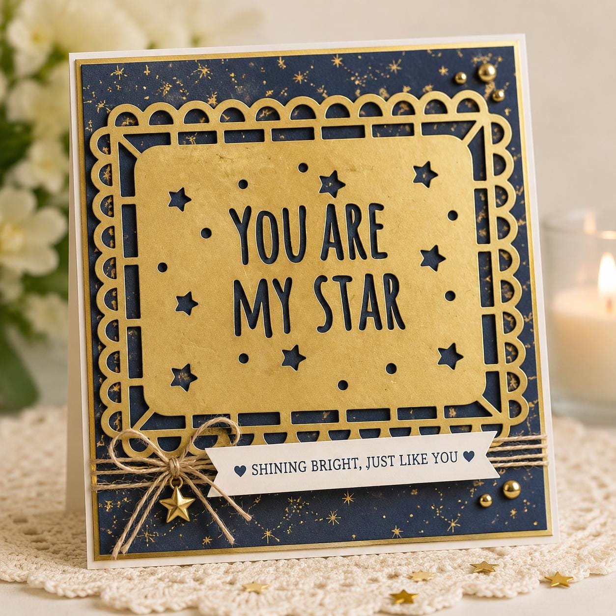 You Are My Star Metal Die Cut - Papel Picado Decorative Craft Tool