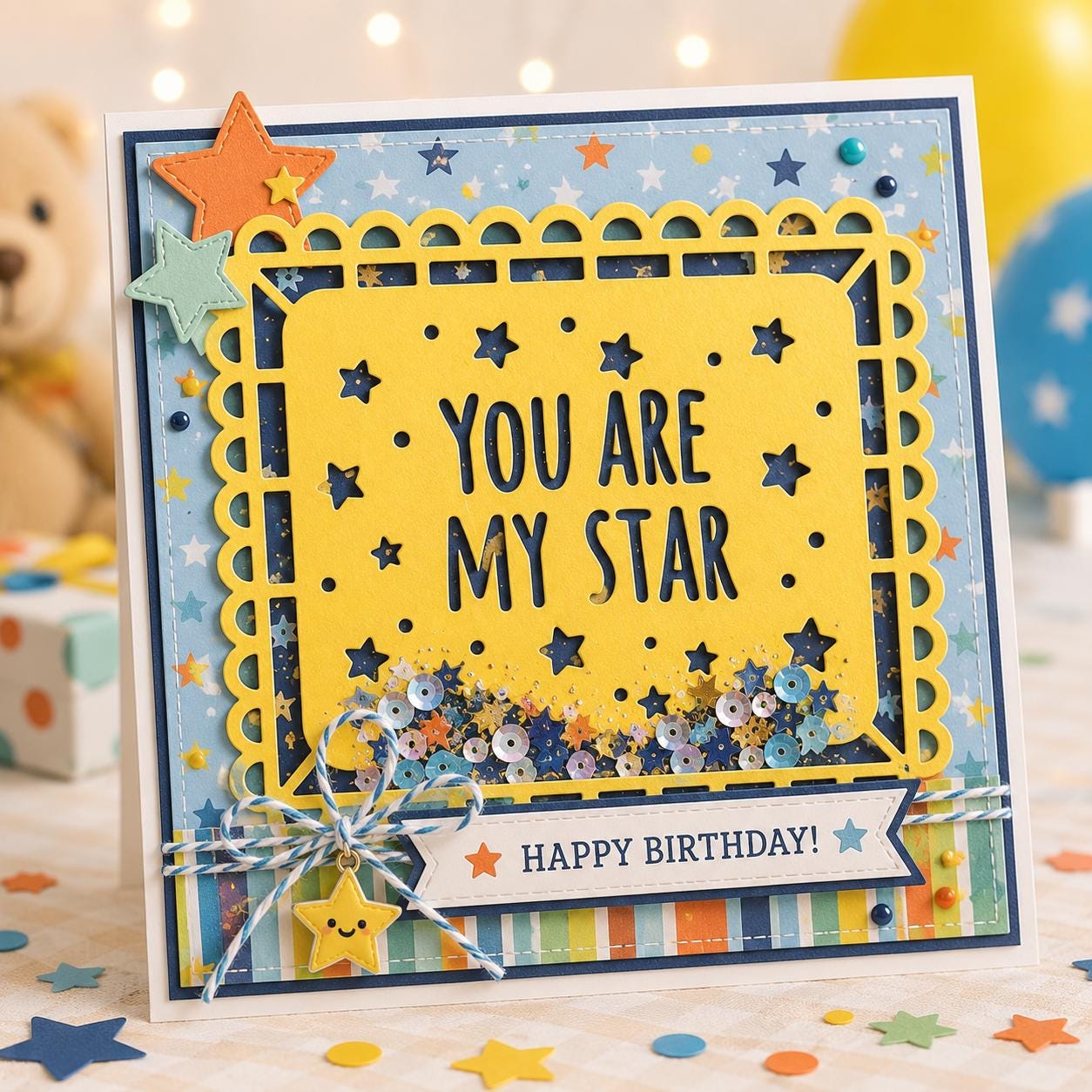 You Are My Star Metal Die Cut - Papel Picado Decorative Craft Tool