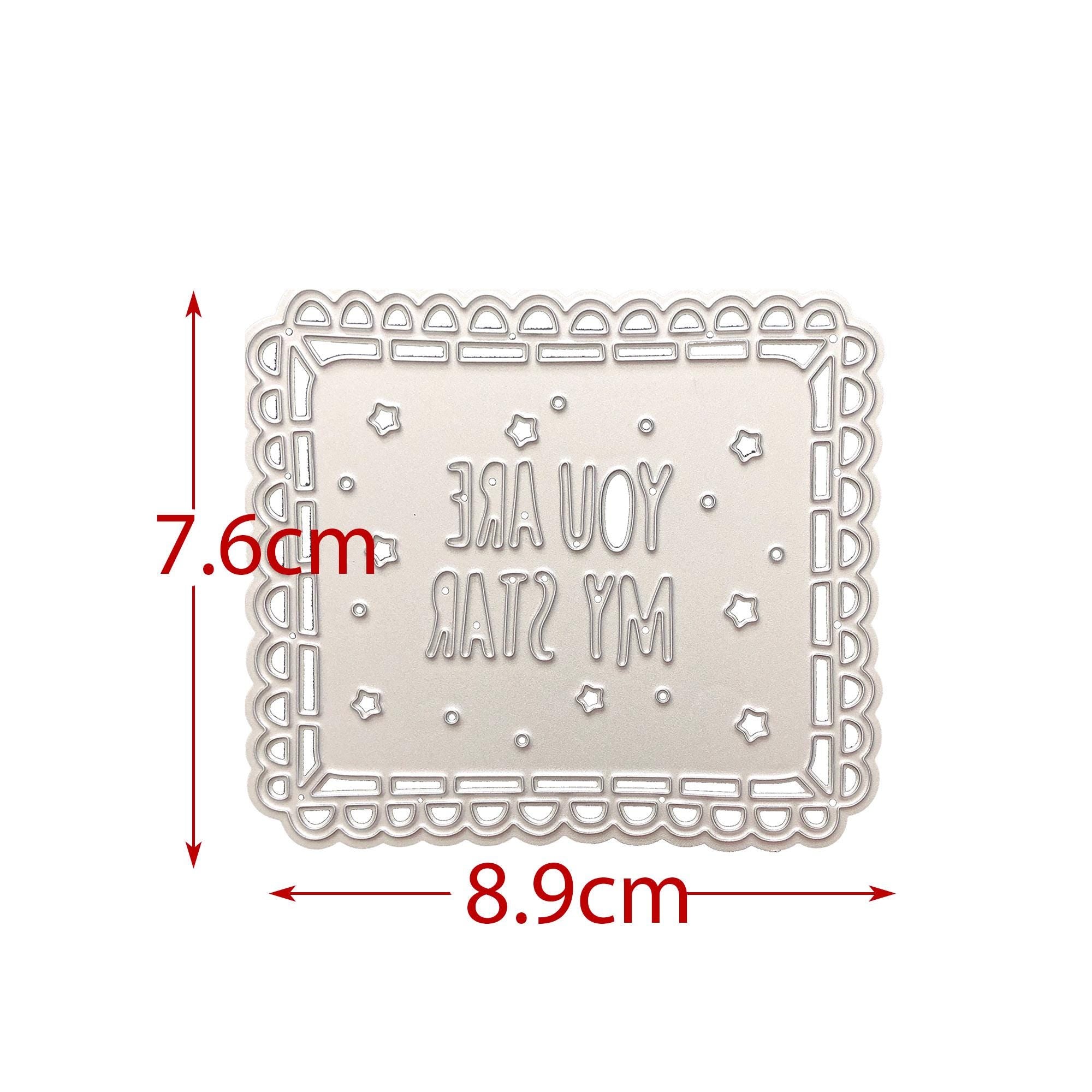 You Are My Star Metal Die Cut - Papel Picado Decorative Craft Tool