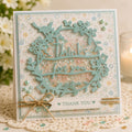 Flower Wreath Frame Metal Die Cut for Scrapbooking & Cardmaking