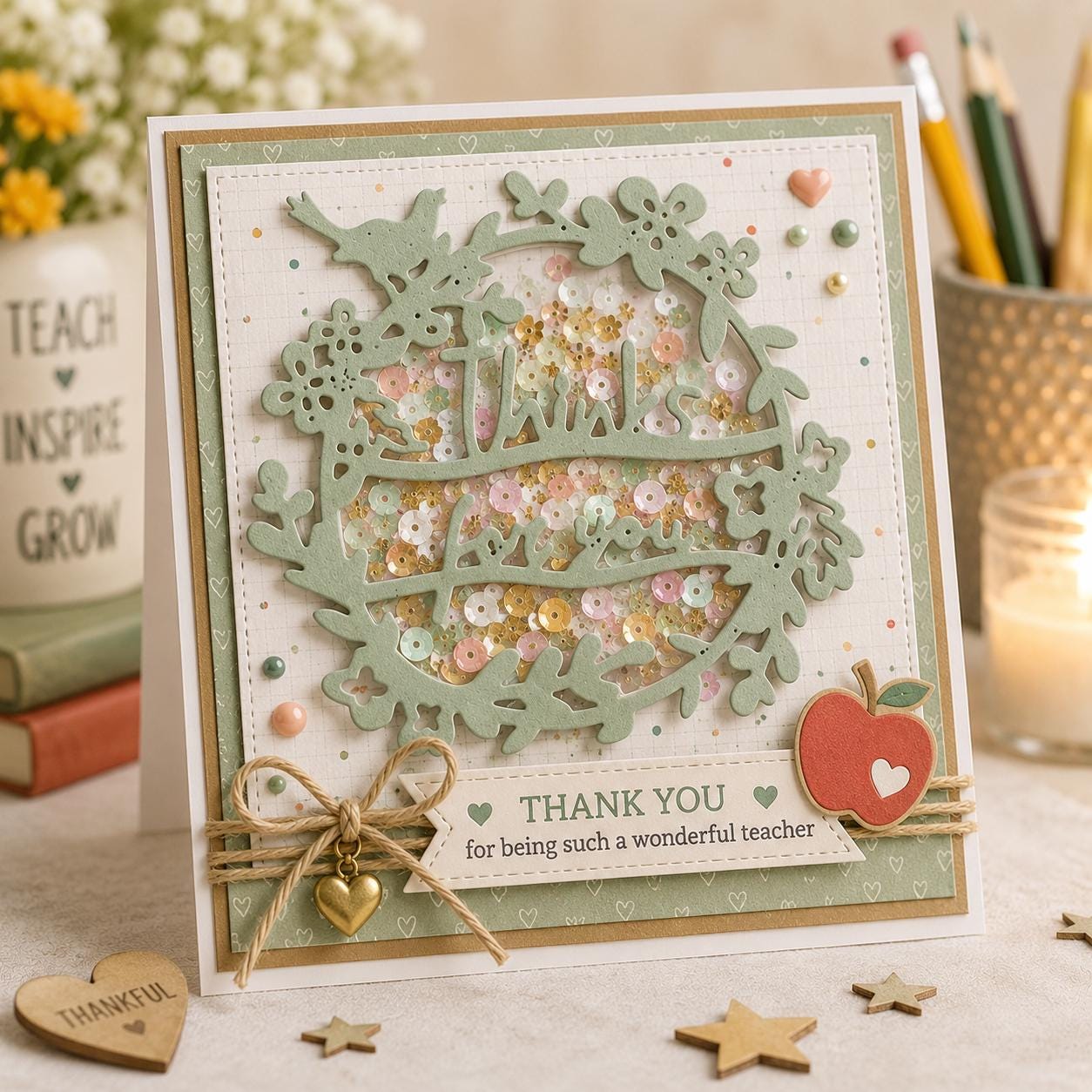 Flower Wreath Frame Metal Die Cut for Scrapbooking & Cardmaking