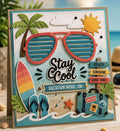 Retro Sunglasses Metal Die Cut for DIY Crafts, Scrapbooking & Card Making