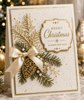 Pine Branch & Pine Cone Metal Die Cuts for Crafting and Card Making