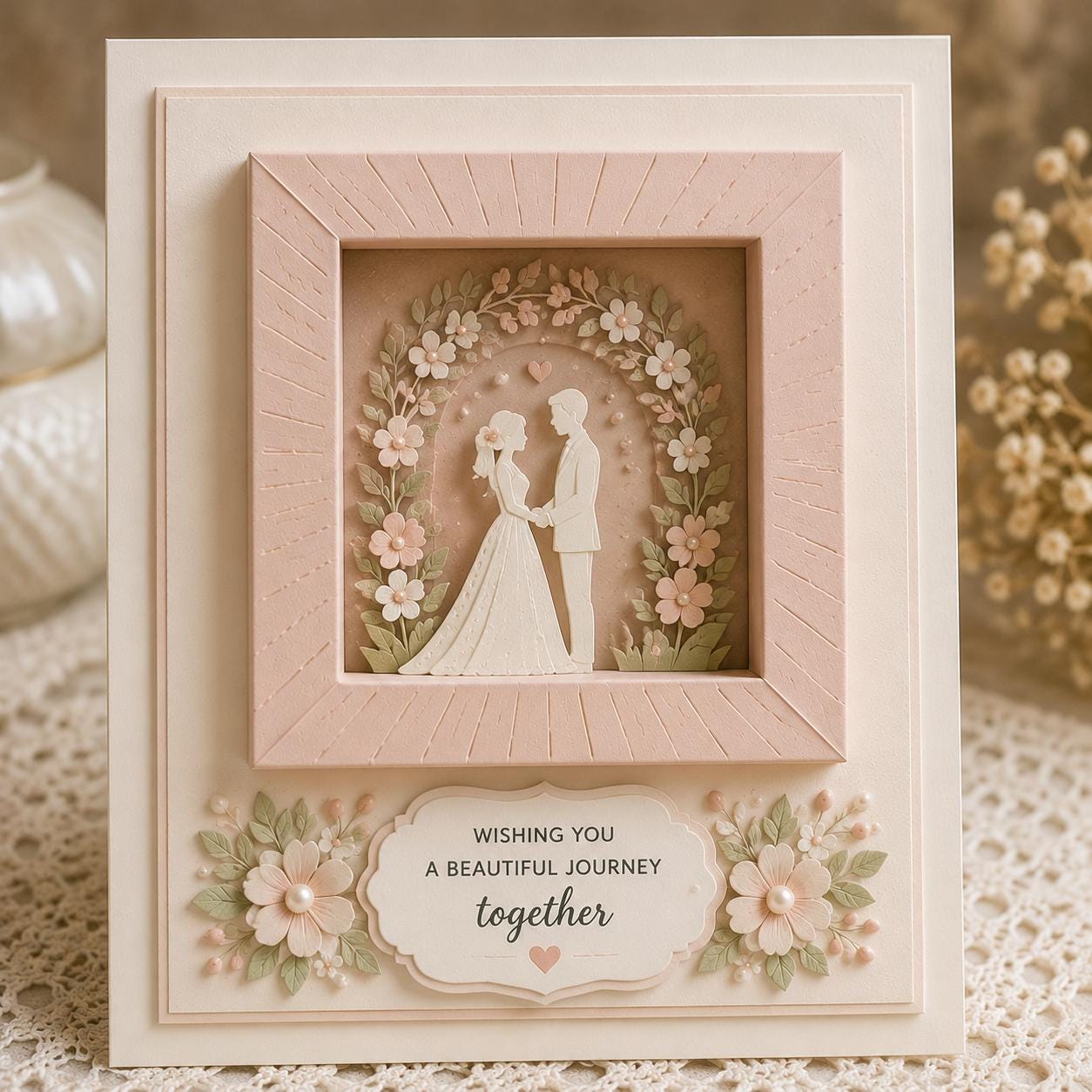 Sunburst Picture Frame Metal Cutting Die for Card Making Scrapbooking and Photo Crafts