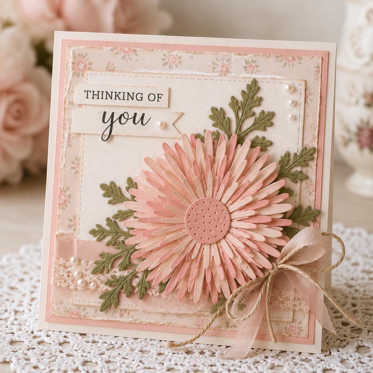 Layered Daisy Flower Metal Cutting Dies Set for Card Making Scrapbooking and Paper Crafts