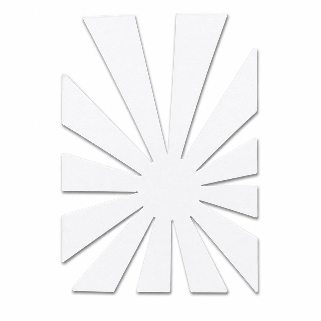 Sunburst Background Metal Cutting Die for Card Making Scrapbooking and Paper Crafts